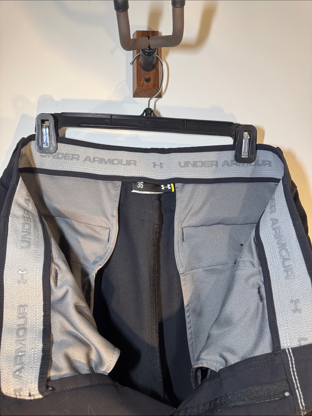 Under Armour Navy Flat-Front Performance Shorts - Picture 7 of 7